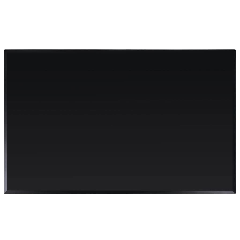 homiuse Tischplatte aus Gehärtetem Glas 1000 x 620 mm Schwarz Rechteckig Desktop Gehärtetes Glas Tis