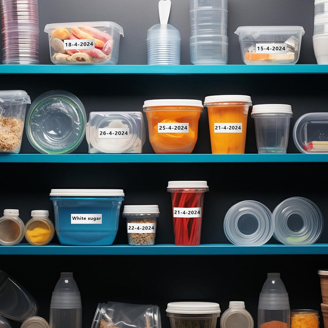 COLORWING Kompatibel für Brother P-Touch 18mm bänder TZe-241 TZ-241 0,7 White Laminated Tape Cassett