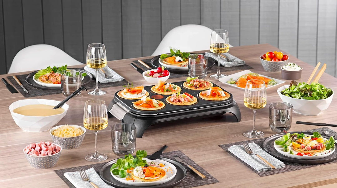 Tefal Crep Party Edelstahl & Design PY558813 - Pfannkuchen- und Antihaftbeschichtung aus Edelstahl m