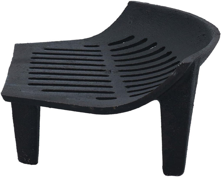 AB Tools 40,6 cm Feuerrost für 45,7 cm Kamin, Gusseisen, Kohlenscheit, schwarz, vorne offener Korb
