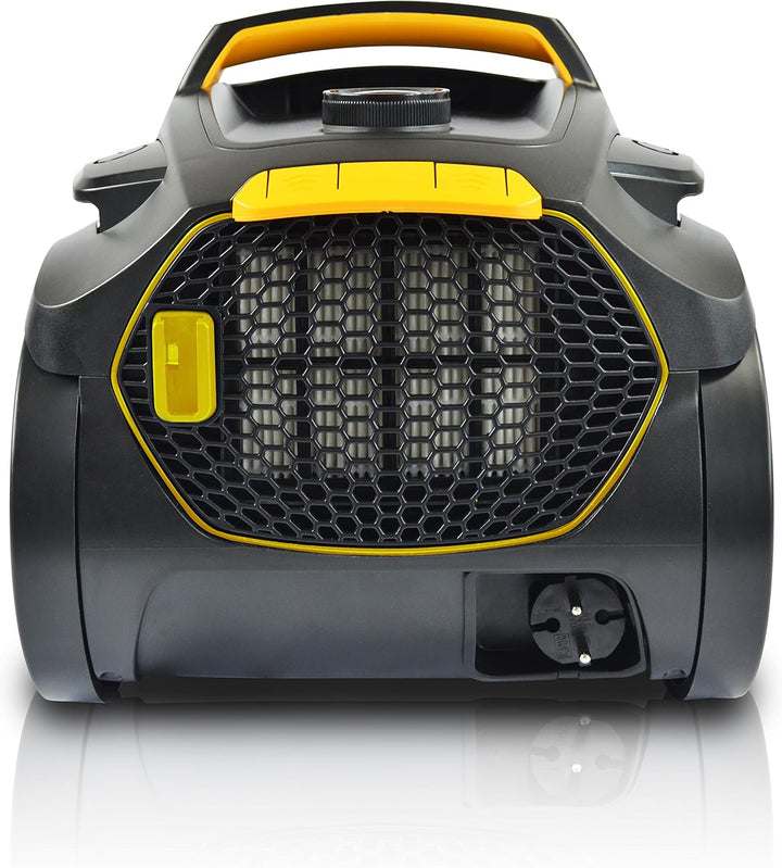 Fakir Air WAVE Prestige TS 2000 - Bodenstaubsauger mit Beutel, HEPA 13 Filter, Extrem leise, 4,5l, S