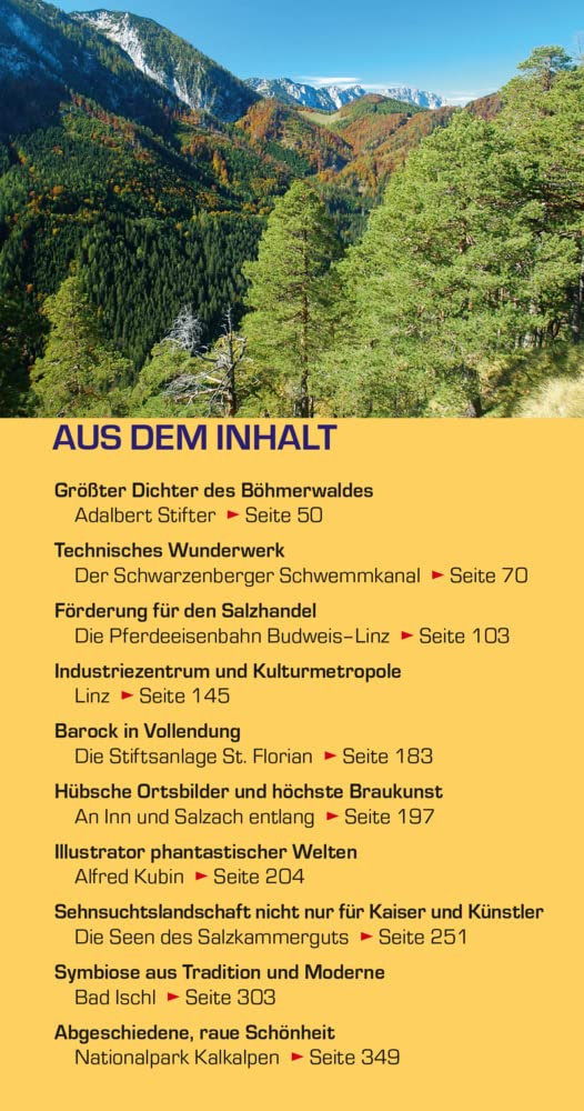 TRESCHER Reiseführer Oberösterreich: Natur und Kultur zwischen Böhmerwald und Alpen, Taschenbuch