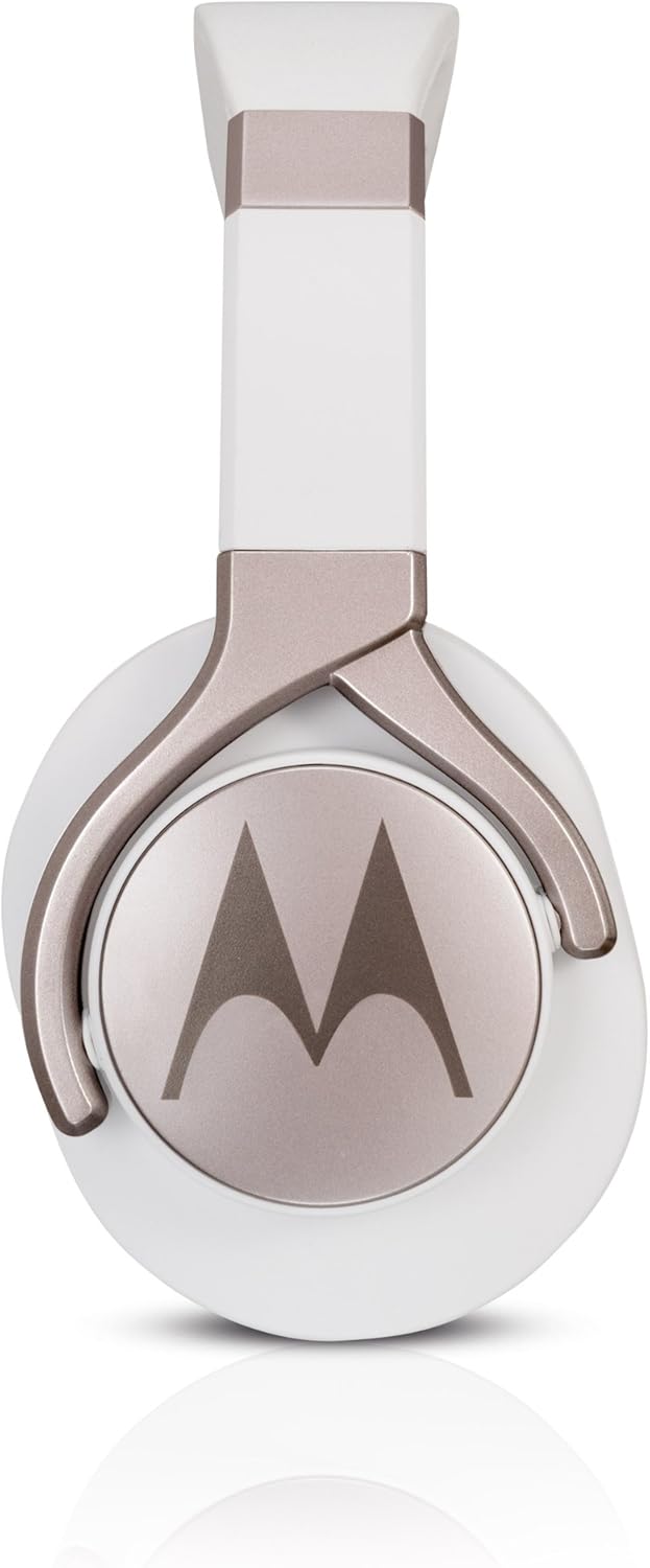 Motorola Lifestyle Pulse Max - Wired Over-Ear Stereo Kopfhörer, Weiss, Weiss