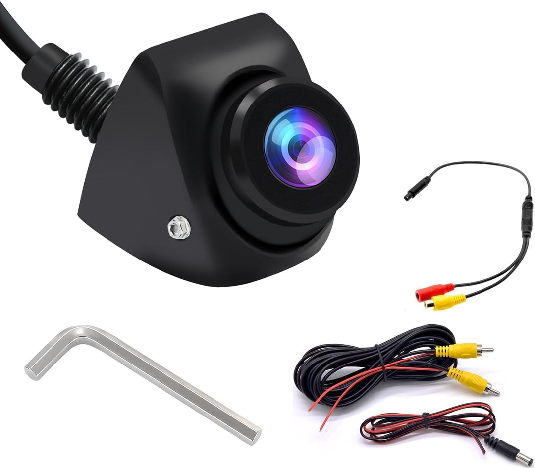OBEST 1080P Rückfahrkamera Auto Rückfahrkamera, 360°+45° Einstellbare Wasserdicht Rückfahrkamera, 17