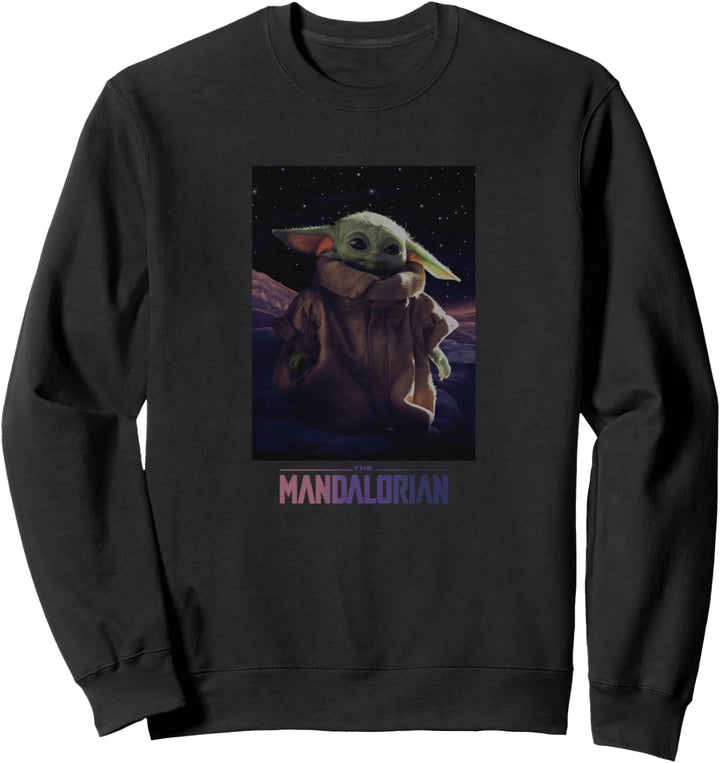 Star Wars: The Mandalorian The Child Starry Night Sky Sweatshirt