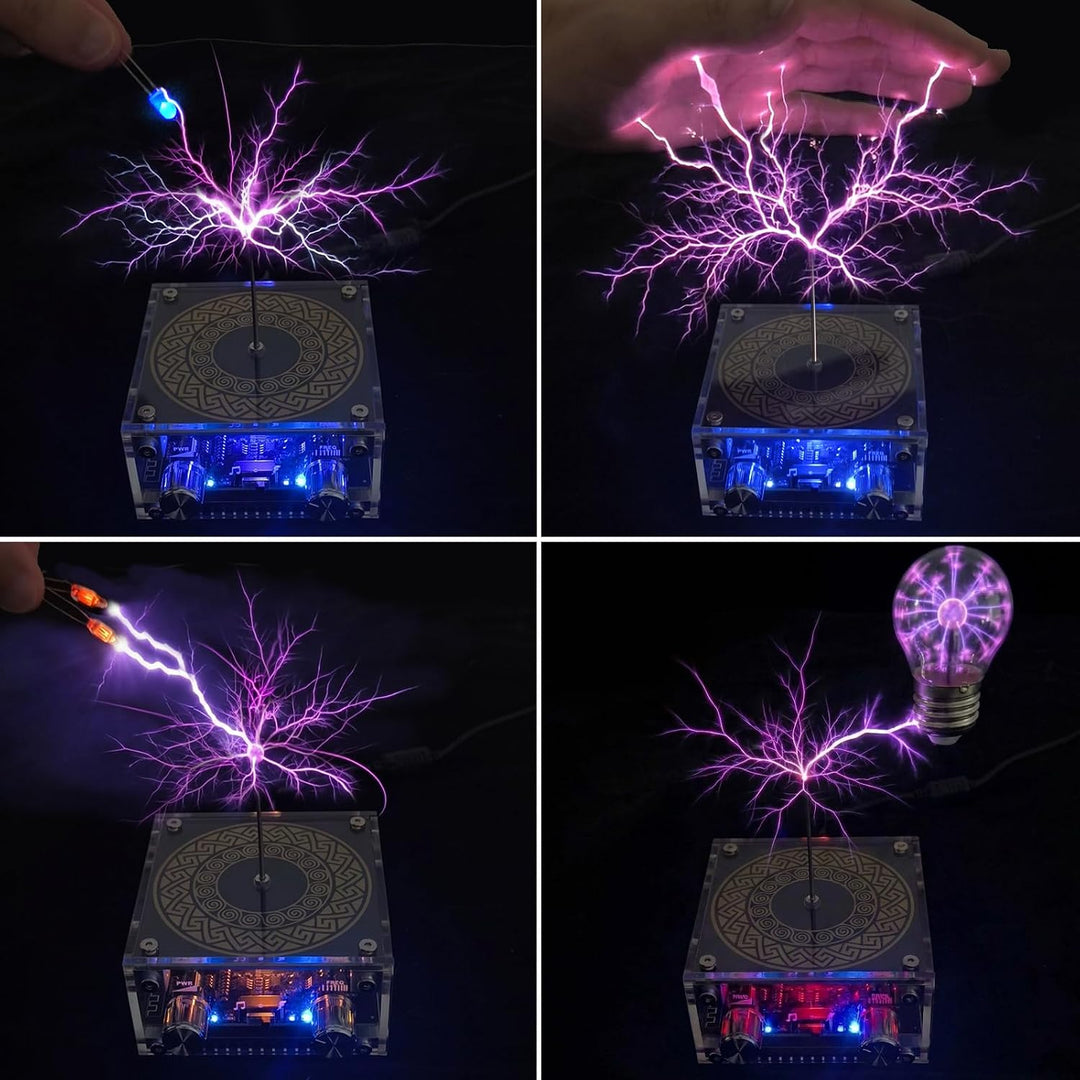 Musik Tesla Spule Bluetooth Lautsprecher mit LED, Berührbarer Lichtbogen Plasma Generator, Tesla Coi