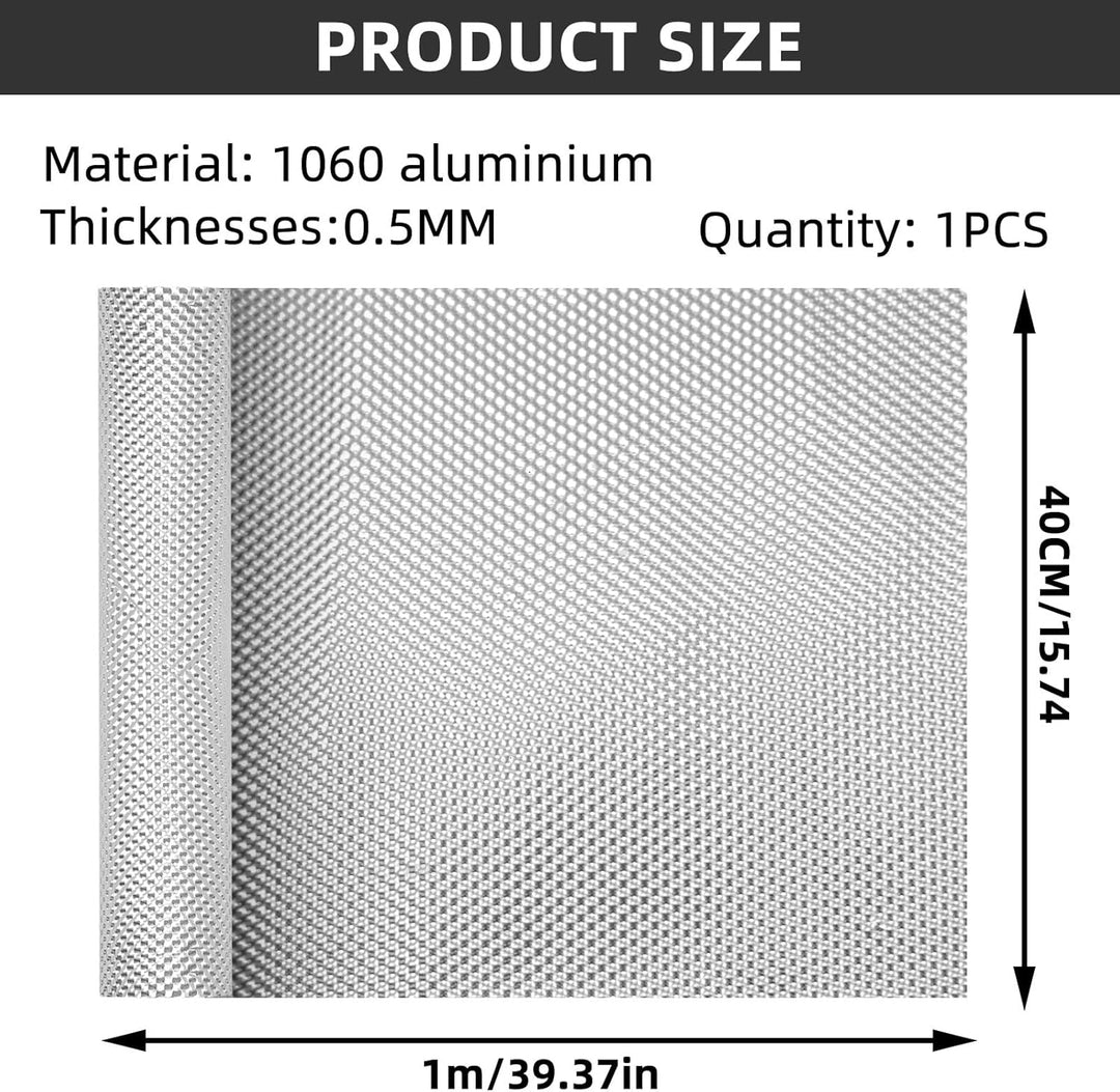 Auto Hitzeschutzblech Auspuff Hitzeschutzmatte 100cm × 40cm Hitzeschutzplatte Aluminium Hitzeschutz