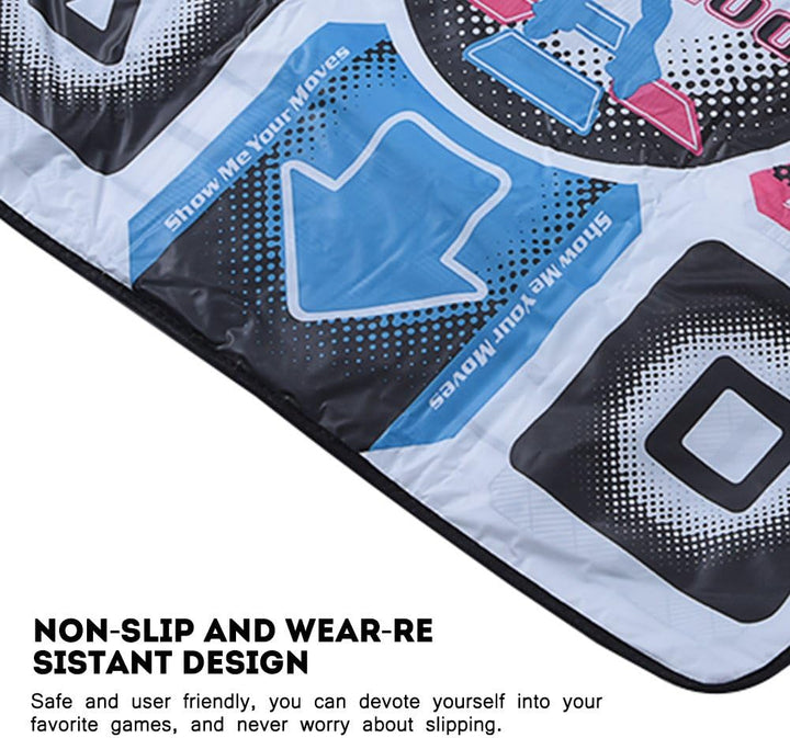 rutschfeste TV Tanzmatte DDR Dancing Pad Blanket Game für XP / 7/10 OS mit USB Schnittstelle