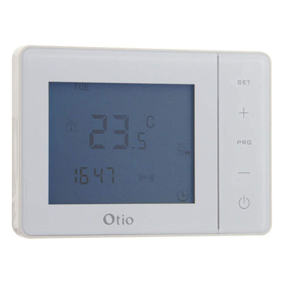 Thermostat programmable blanc