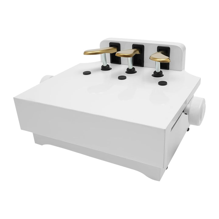 Klavierpedal-Verlängerungsbank Höhenverstellbar 14-21cm Klavier Pedal Extender Bank mit 3 Pedalen fü