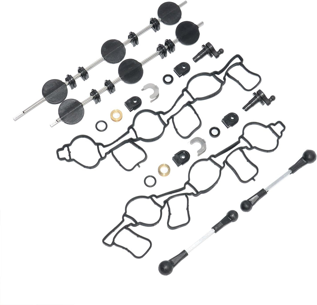 Bisenya Ansaugkrümmer Drallklappen Set Kompatibel mit 059129711CK 059129711DC 059129712BQ 059198212,
