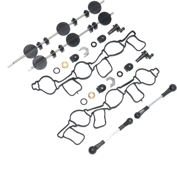Bisenya Ansaugkrümmer Drallklappen Set Kompatibel mit 059129711CK 059129711DC 059129712BQ 059198212,