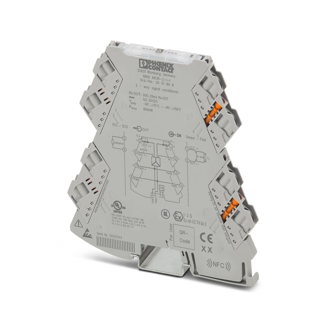 Phoenix Contact MINI MCR Signalwandler, Signalwandler 9.6 → 30V dc, Strom 0 → 20mA EIN/Strom 0 →