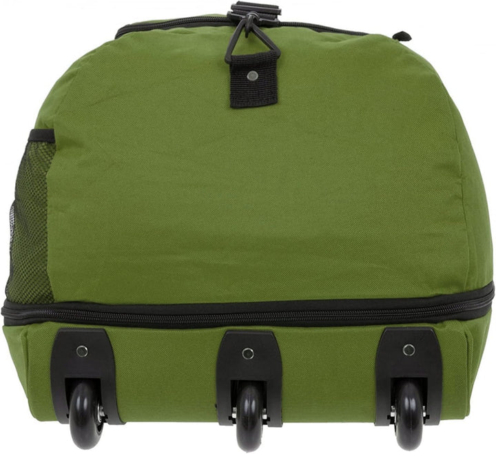 New Rebels® Rollbarer Rollable Trolley - Grosse Wochenendtasche/Sporttasche - 80x40x36cm - Reisetasc