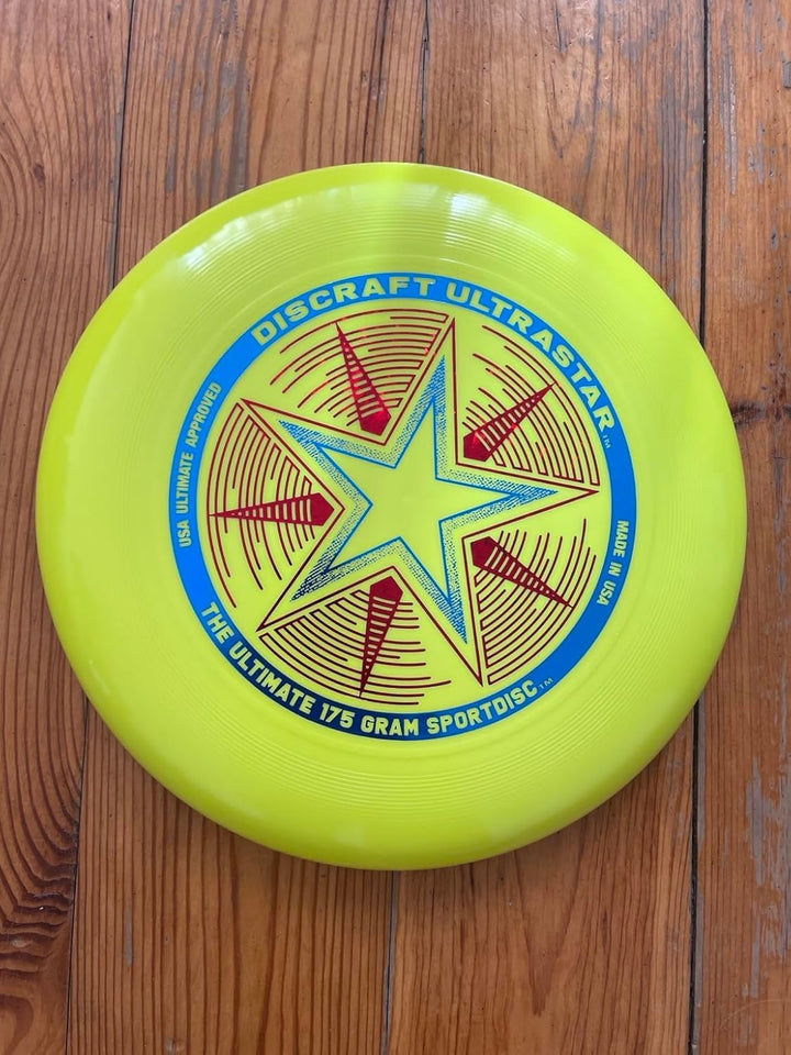 Discraft Unisex – Erwachsene Ultrastar Frisbeescheibe 27,5cm gelb, 27,5cm gelb