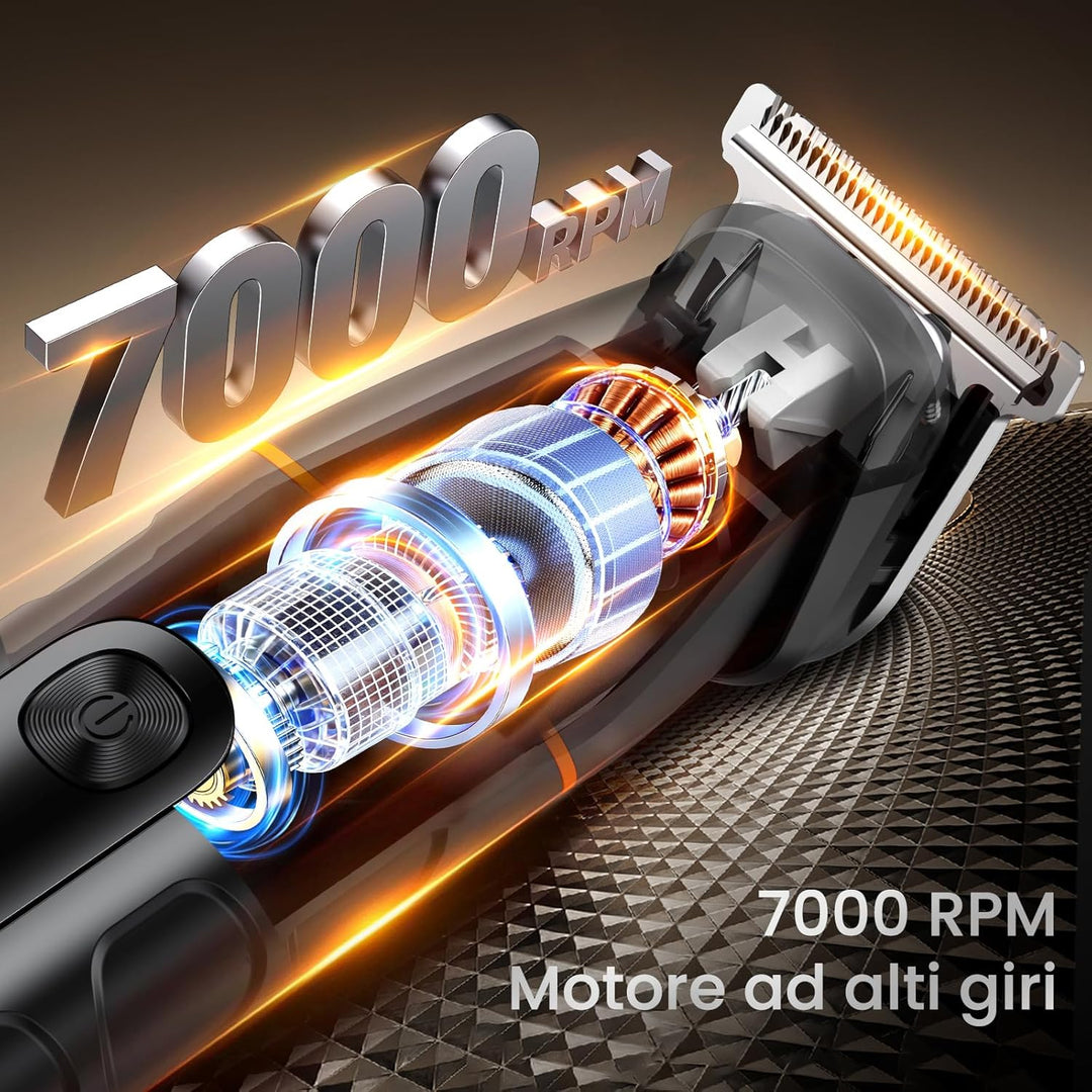 MAXGROOM 5 in 1 Elektrorasierer für Herren, sicherer Körperhaarentferner, tragbarer Rasierer, Intime