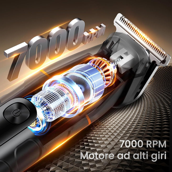 MAXGROOM 5 in 1 Elektrorasierer für Herren, sicherer Körperhaarentferner, tragbarer Rasierer, Intime