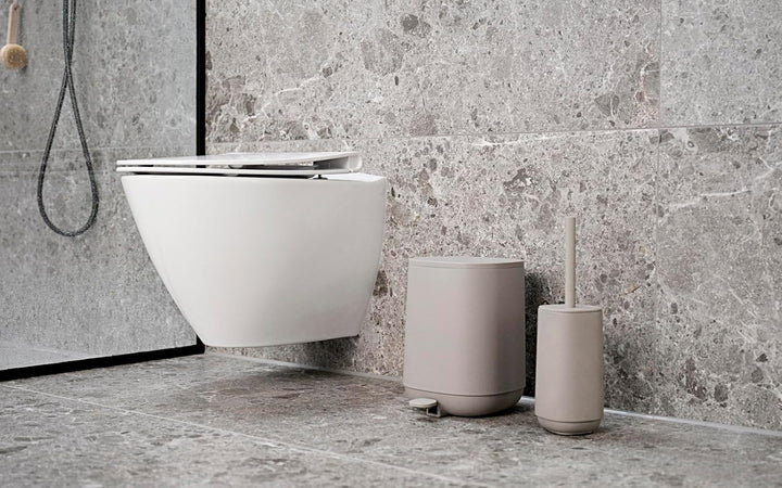 Zone Denmark Time Mülleimer fürs Badezimmer, Kleiner Kosmetikeimer, Abfalleimer mit Deckel, Durchm.