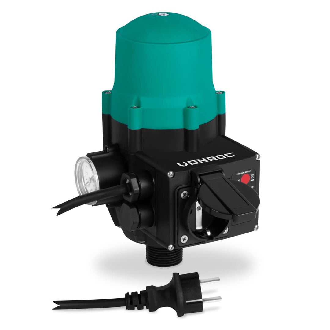 VONROC Druckschalter/elektronischer Druckschalter - Plug & Play - Universal - Max. 1100W