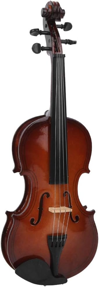 Jadpes Hölzernes Miniatur-Geigenmodell, 20 cm Musikinstrument Handgemachtes Geigenmodell Dekoration