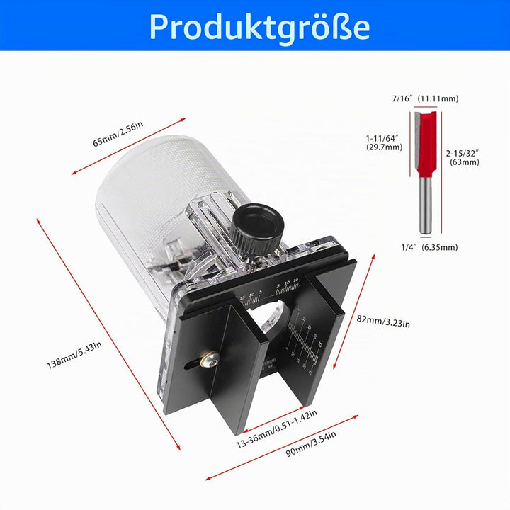 YWNYT Holzfräser Werkzeug Schlitzhalterung 2 in 1 Verbinder 65 mm Holzschneider Maschine Fräser Holz