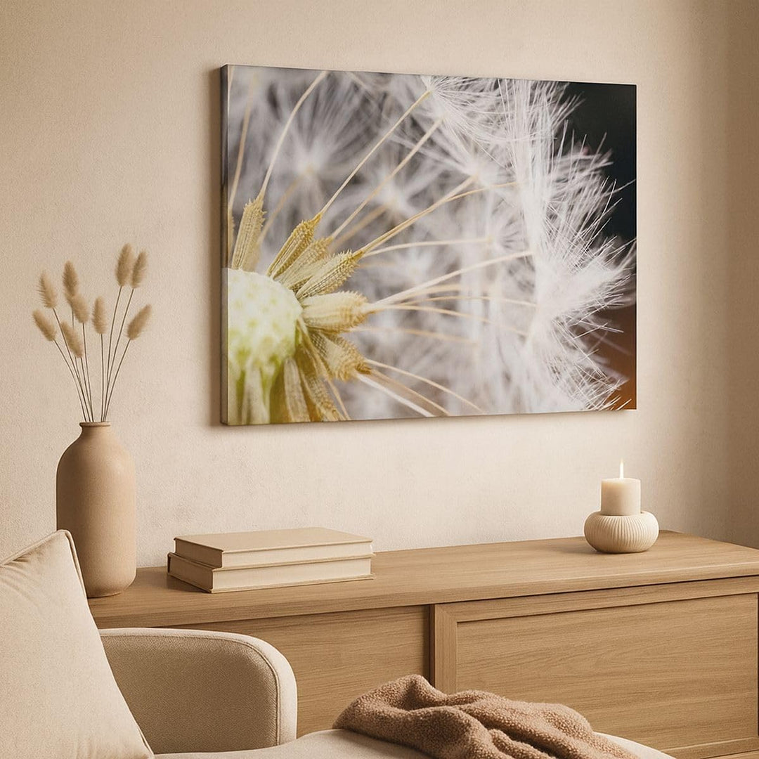 Bilder auf Leinwand 100x70cm Leinwandbild mit Rahmen Baby Sommer Pflanze Gross Wanddeko Bild Schlafz