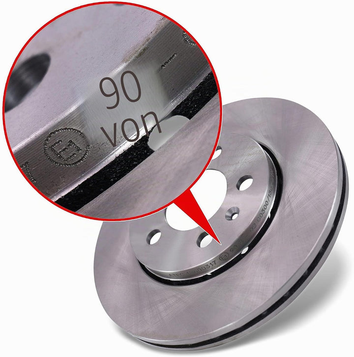 Bremsenset Vorderachse inkl. Bremsscheiben Belüftet Ø 256 mm + Bremsbeläge Vorne