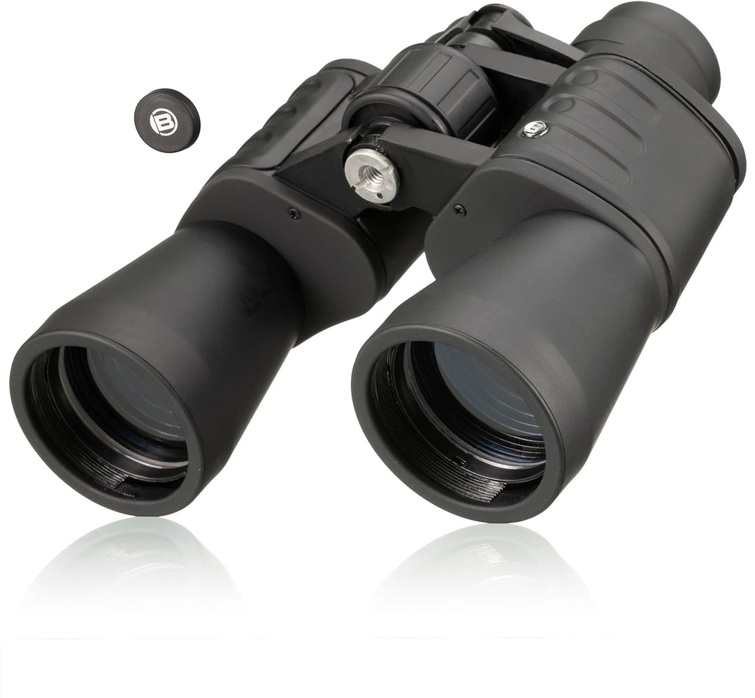 Bresser Fernglas Hunter 20x50 mit hoher Vergrösserung, vollvergüteter Optik und robustem gummiarmier