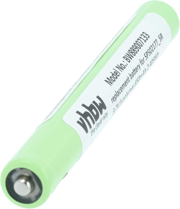 vhbw 2X Akku kompatibel mit Ledlenser P4R Core Taschenlampe Kopflampe (650 mAh, 3,7 V, Li-Polymer)