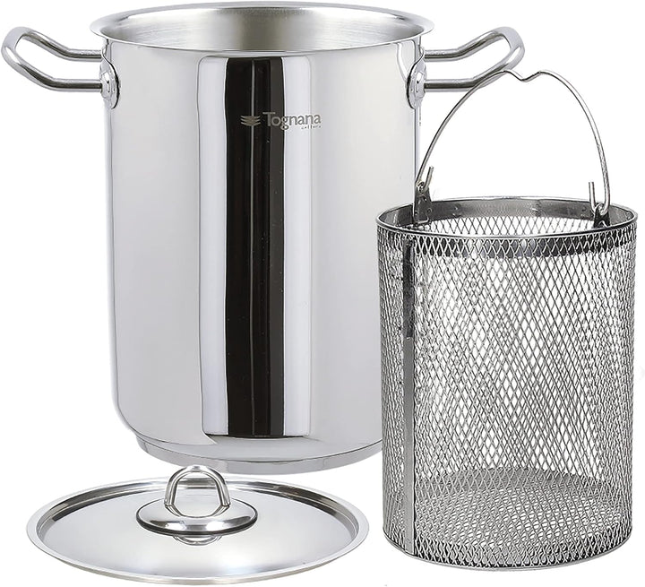 Tognana vanitosa asparagera, Edelstahl, Silber