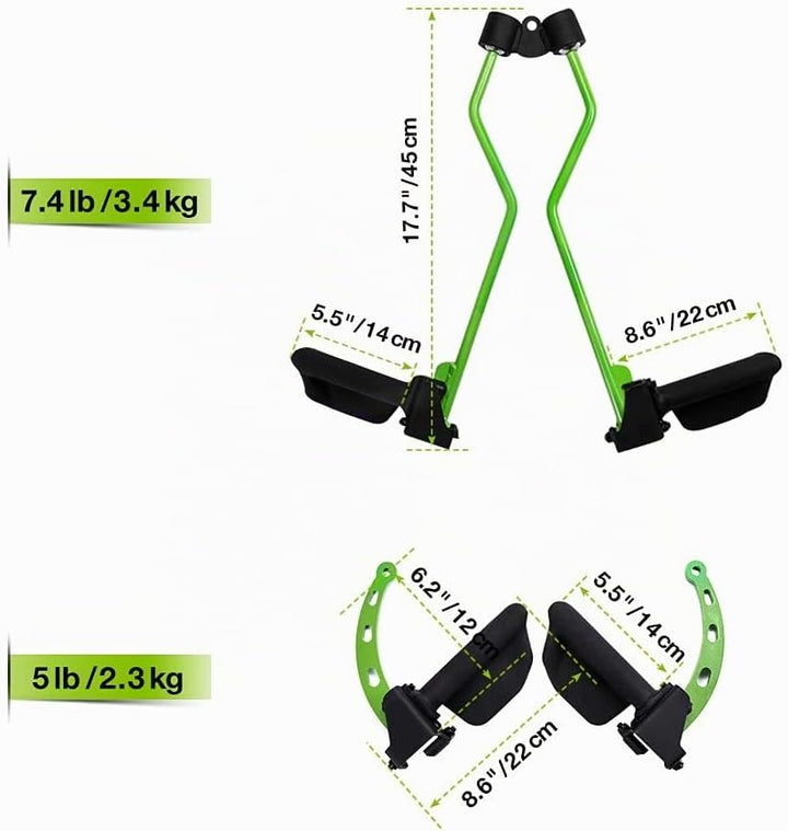 Rudergriff LAT Pull-Down-Aufsatz, Drehbar Fitnessturm Kabelzug Kabelzuggriff Fitness-Greifer für Gew