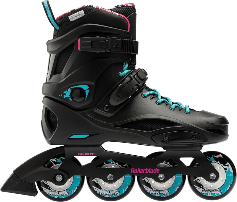 Rollerblade Damen Rb Cruiser Inlineskate 250 Black/Aqua, 250 Black/Aqua