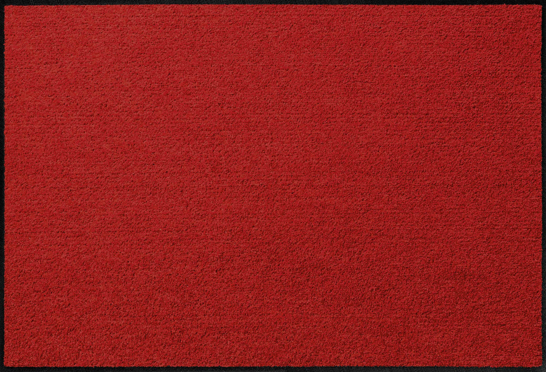 Erwin Müller Fussmatte Mainz, Schmutzfangmatte, Sauberlaufmatte Uni rot Grösse 50x75 cm - rutschfest