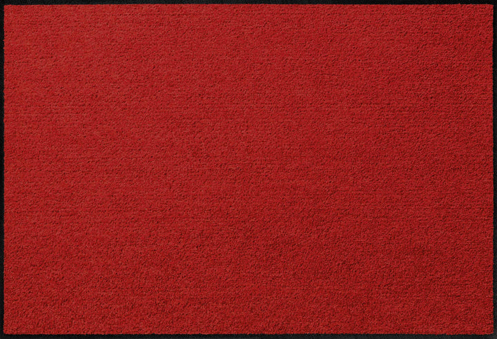 Erwin Müller Fussmatte Mainz, Schmutzfangmatte, Sauberlaufmatte Uni rot Grösse 50x75 cm - rutschfest