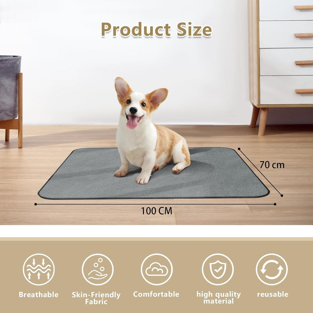 70*100CM Waschbare Hunde-PIPI-Pads – Schützen Sie Böden, Betten und Sofas mit auslaufsicheren, wiede