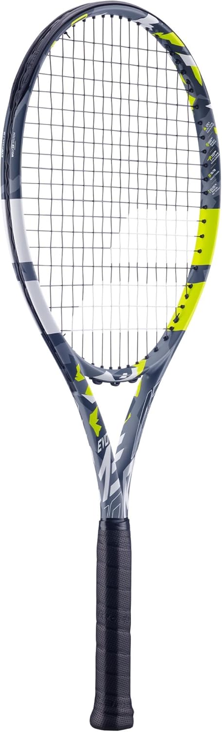 Babolat - Evo Aero Tennisschläger Besaitet für Erwachsene - Kraft & Komfort - Aerodynamischer Spin A