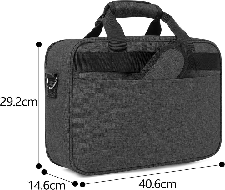 Luxja Beamer Tasche mit Schutzhülle für Laptop, Projektor Tasche Kompatibel mit Acer, BenQ, Epson, O