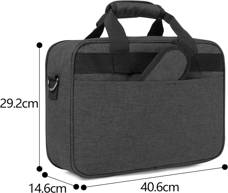 Luxja Beamer Tasche mit Schutzhülle für Laptop, Projektor Tasche Kompatibel mit Acer, BenQ, Epson, O