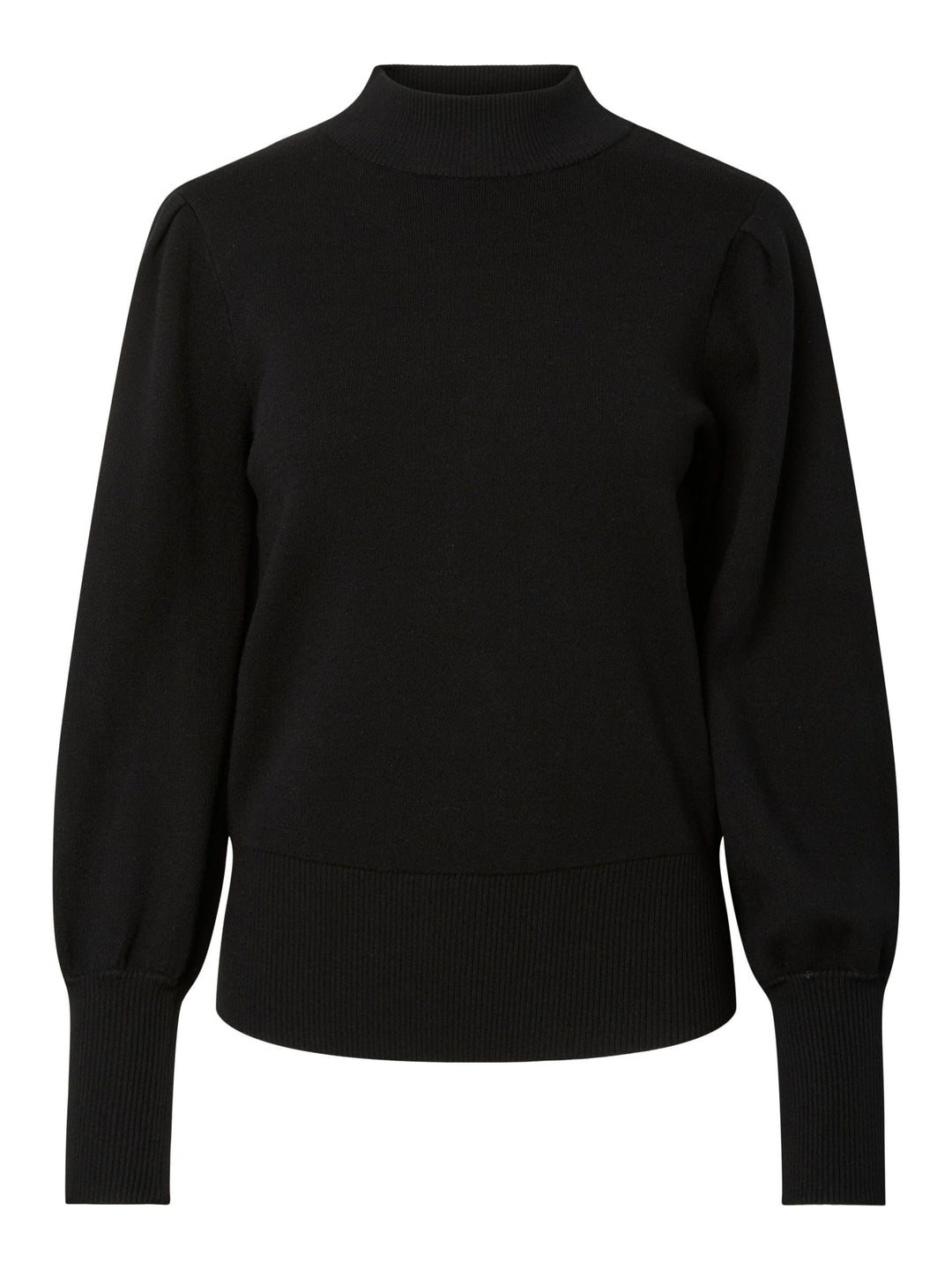 YAS Damen Yasfonny Ls Knit Pullover S. Noos Strickpullover S Schwarz, S Schwarz