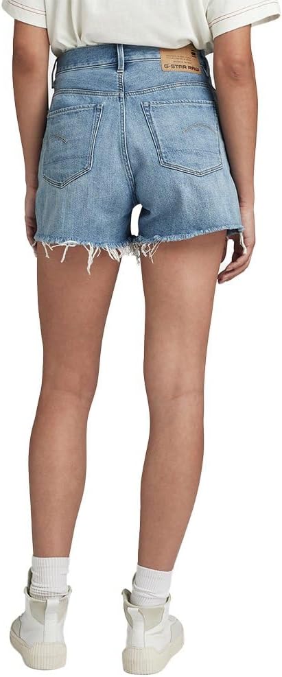 G-STAR Damen Shorts, 27W Blau (Lt Aged D24008-8973-424)