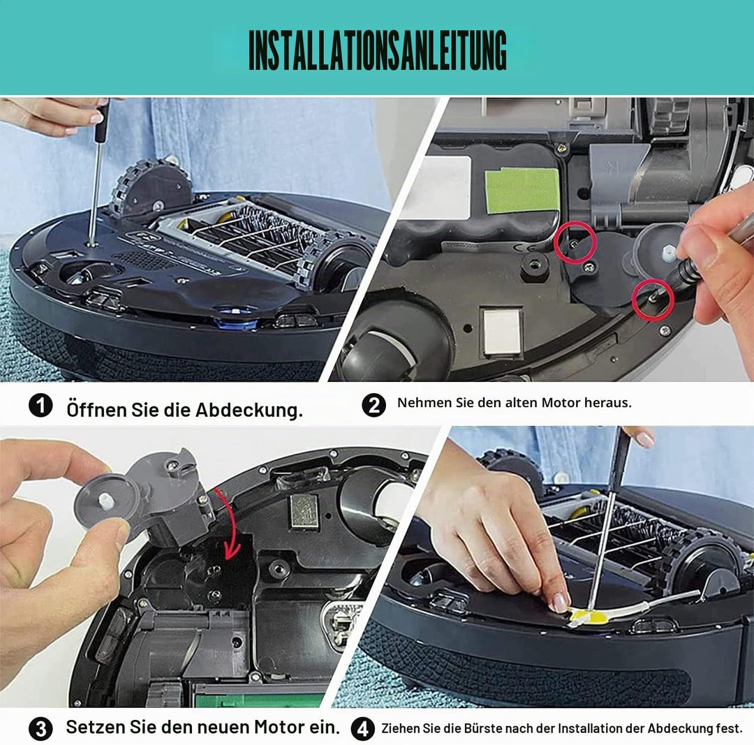 Seitenbürstenmotor + Seitenbürste für iRobot Roomba 500 600 700 800 900 655 560