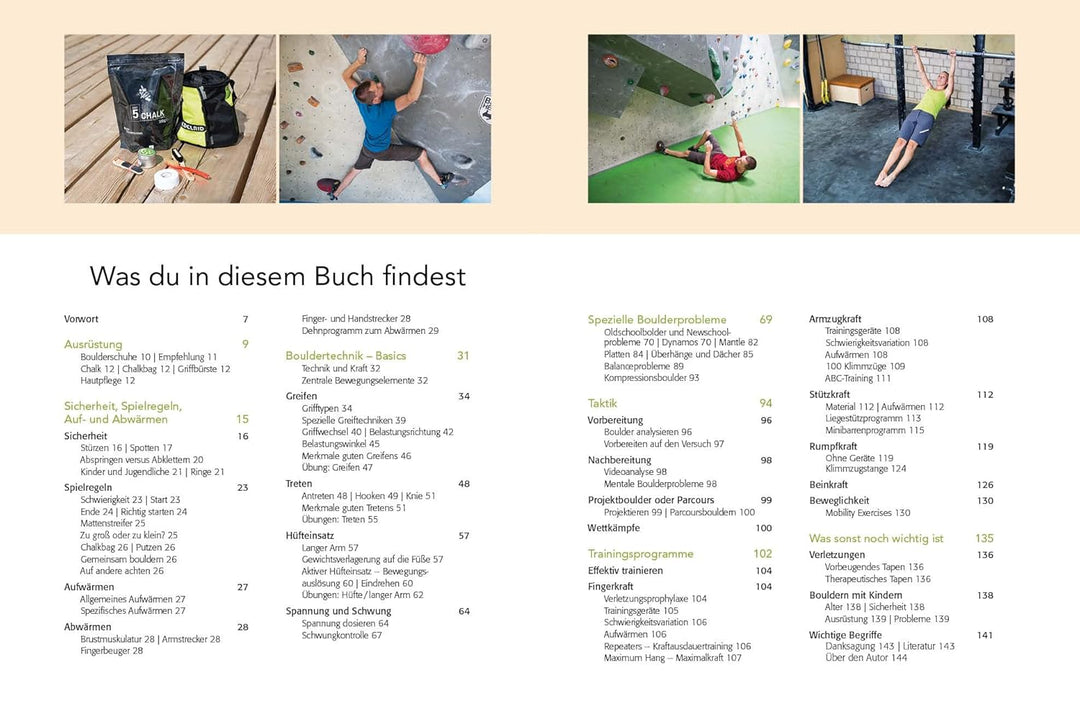 Der Boulder-Coach: Technik - Taktik - Training (Wissen & Praxis), Taschenbuch