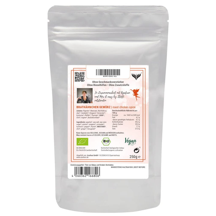 Azafran BIO Brathähnchen/Gewürzzubereitung/Hähnchen Gewürz by Mix it Easy 500g 500 g (1er Pack), 500