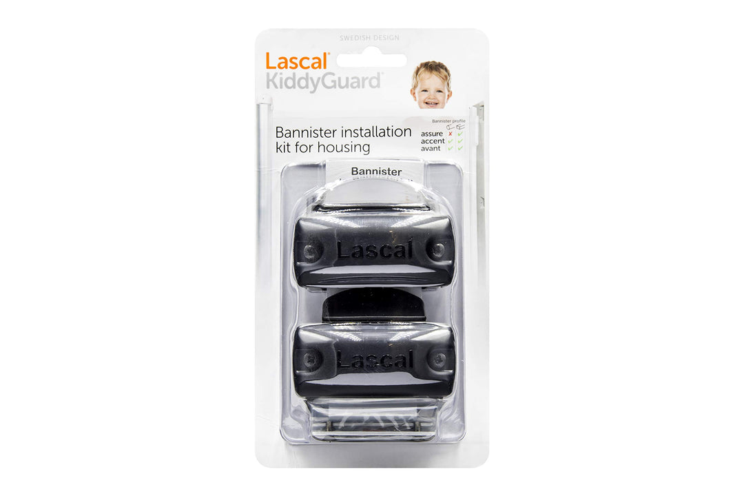 Lascal KiddyGuard Avant/Accent/Assure Rohrhalterung Set für Rollgehäuse, Stangenhalterung für runde