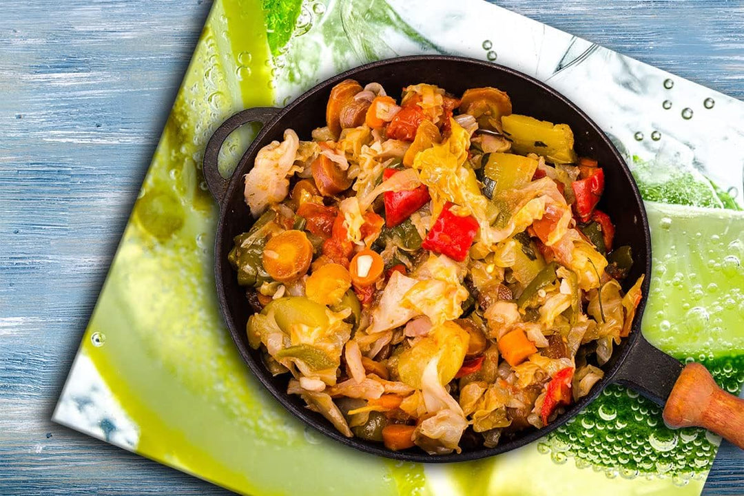 TMK | Herdabdeckplatte 60x52 Einteilig Glas Elektroherd Induktion Herdschutz Spritzschutz Glasplatte