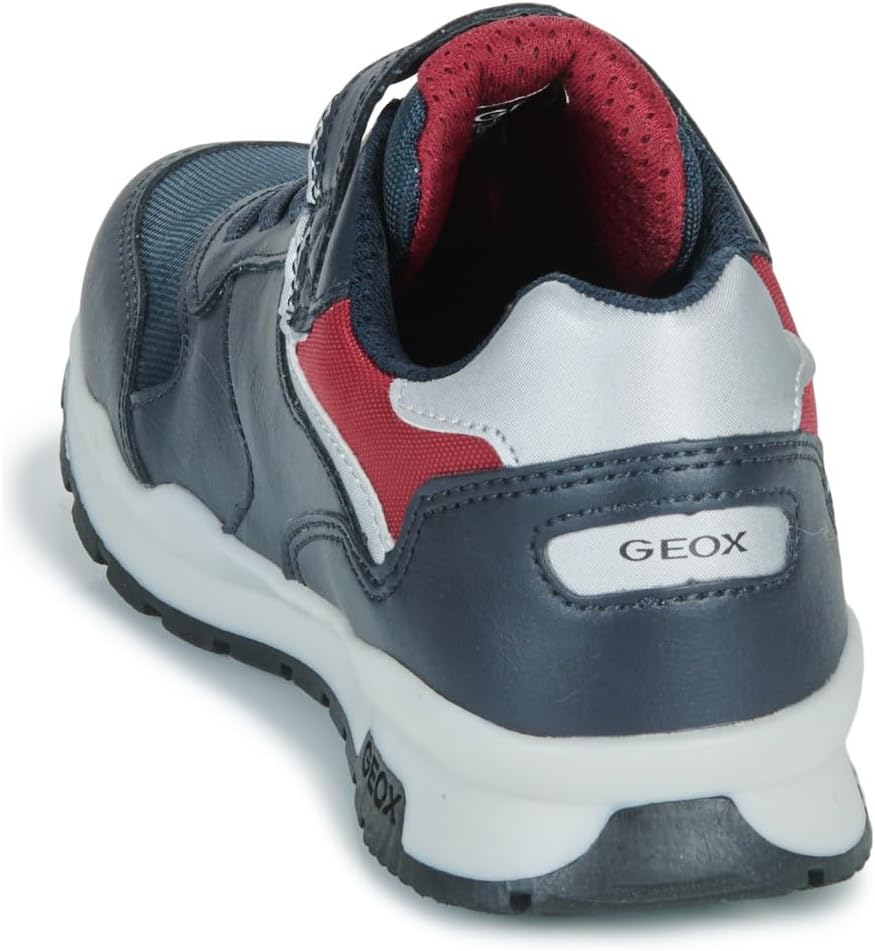 Geox Jungen J Pavel A Sneaker 28 EU Navy Dk Red, 28 EU Navy Dk Red