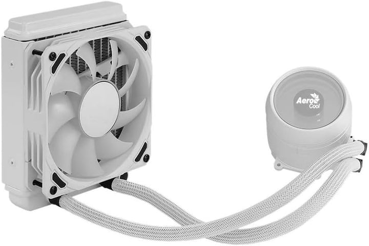 AeroCool MIRAGEL120W, CPU-Flüssigkeitskühlung, 120mm ARGB-Lüfter, TDP 200W, Weiss, MIRAGEL120W