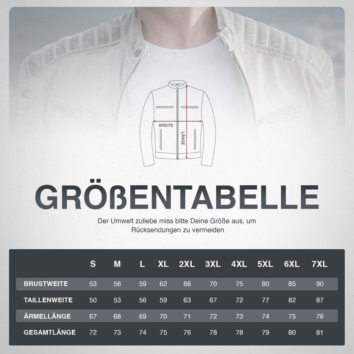 Herren Lederjacke Echtes Leder Jacke Echtleder Übergangsjacke Fashion in 5 Farben Gr. S-7XL Design 2