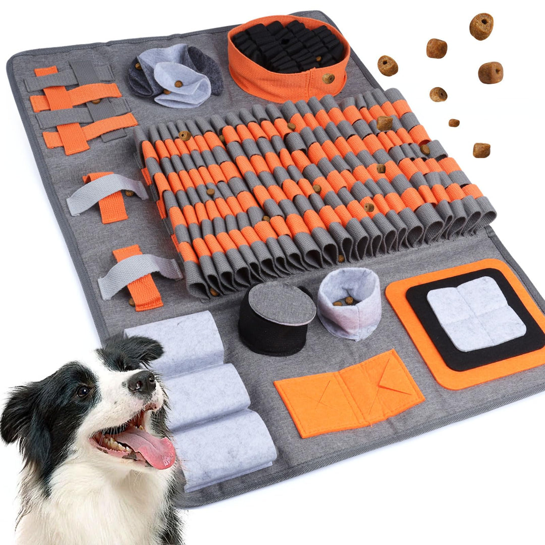 Hund Schnüffelteppich, Schnüffelteppich für Hunde Waschbar Schnüffelmatte Trainingsmatte Riechen Tra