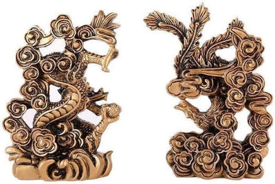 Drachenpaar Feng Shui Drache Phönix, Drache Phönix